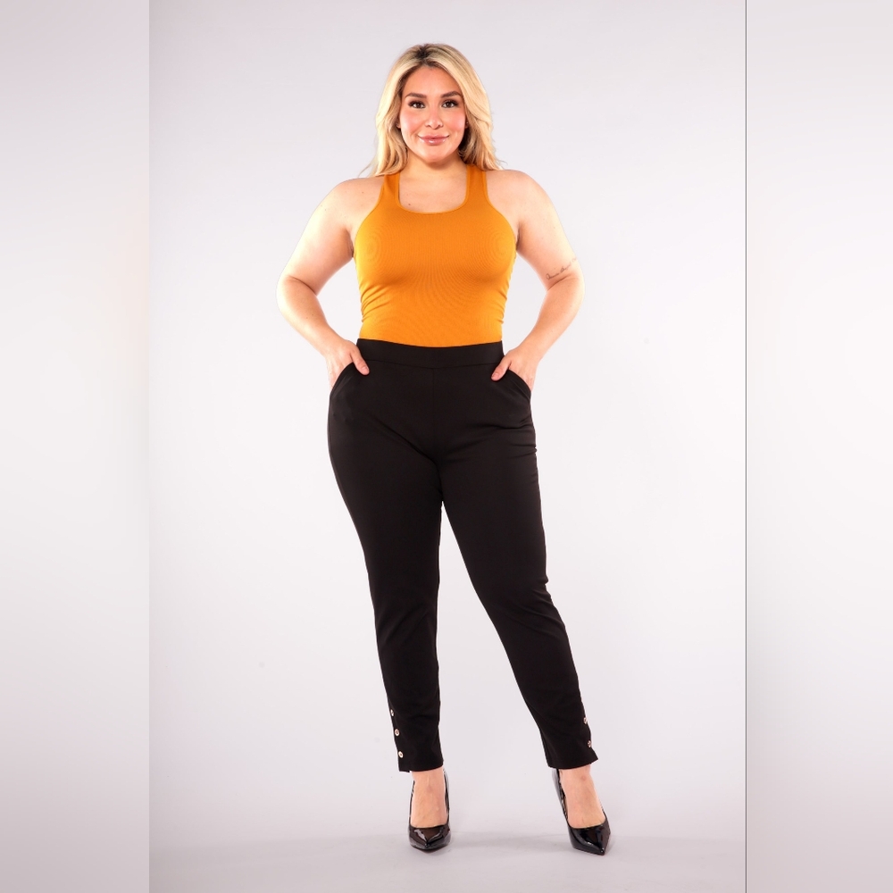 1x Shosho black pants Brand New without tags. Cute button ankle